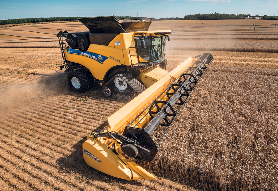 New Holland launches the world's most powerful combine harvester